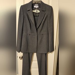 Calvin Klein size 6 gray suit
